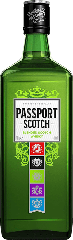 14,95 € Spedizione Gratuita | Whisky Blended Passport Scoth Regno Unito Bottiglia 1 L