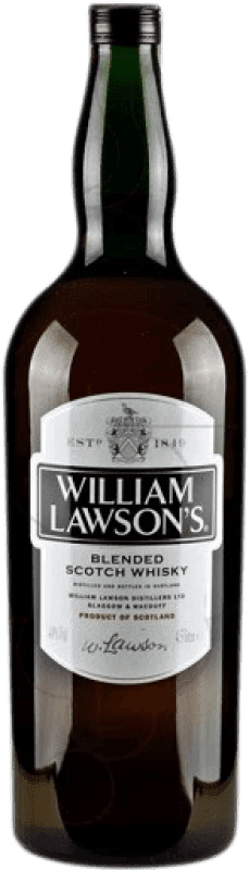 59,95 € Envio grátis | Whisky Blended William Lawson's Reino Unido Garrafa Réhoboram 4,5 L