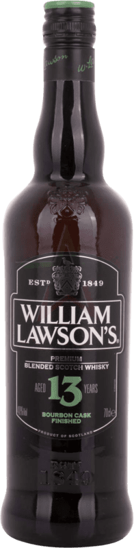 14,95 € Kostenloser Versand | Blended Whisky William Lawson's Reserve — Gereift Großbritannien 13 Jahre Flasche 70 cl