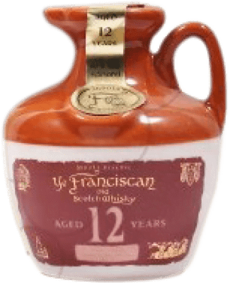6,95 € Kostenloser Versand | Whiskey Blended Ye Franciscan Reserve Großbritannien 12 Jahre Miniaturflasche 5 cl