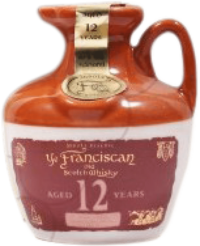 6,95 € Бесплатная доставка | Купажированный виски Ye Franciscan Резерва Объединенное Королевство 12 Лет Мини-бутылка 5 cl