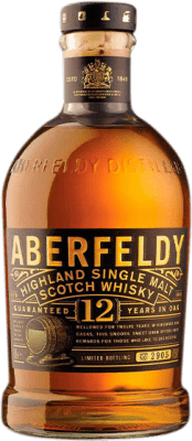 58,95 € Kostenloser Versand | Whiskey Single Malt Dewar's Aberfeldy Hochland Großbritannien 12 Jahre Flasche 70 cl