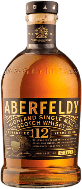 58,95 € Envoi gratuit | Single Malt Whisky Dewar's Aberfeldy Highlands Royaume-Uni 12 Ans Bouteille 70 cl