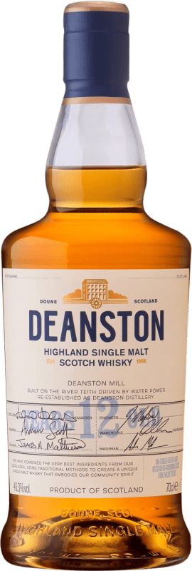 76,95 € Envio grátis | Whisky Single Malt Deanston Reino Unido 12 Anos Garrafa 70 cl
