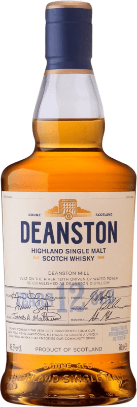 59,95 € 免费送货 | 威士忌单一麦芽威士忌 Deanston 苏格兰 英国 12 岁 瓶子 70 cl