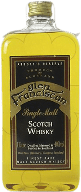 17,95 € Kostenloser Versand | Single Malt Whisky Glen Franciscan Großbritannien 5 Jahre Flachmann 1 L