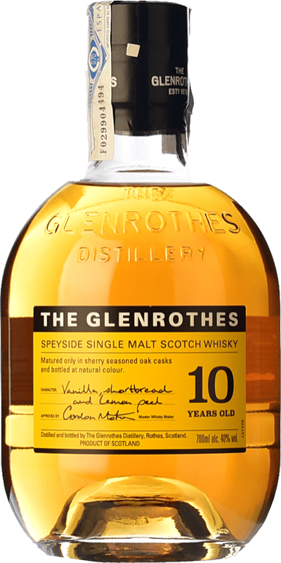 51,95 € Envoi gratuit | Single Malt Whisky Glenrothes Royaume-Uni 10 Ans Bouteille 70 cl