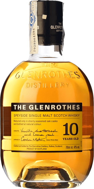 67,95 € Spedizione Gratuita | Whisky Single Malt Glenrothes Regno Unito 10 Anni 70 cl