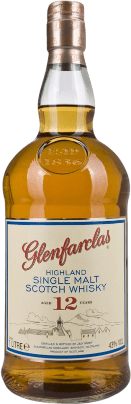 56,95 € Envoi gratuit | Single Malt Whisky Glenfarclas Royaume-Uni 12 Ans Bouteille 1 L
