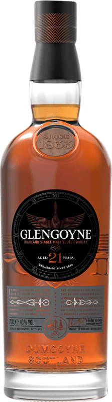 159,95 € Kostenloser Versand | Single Malt Whisky Glengoyne Großbritannien 21 Jahre 70 cl