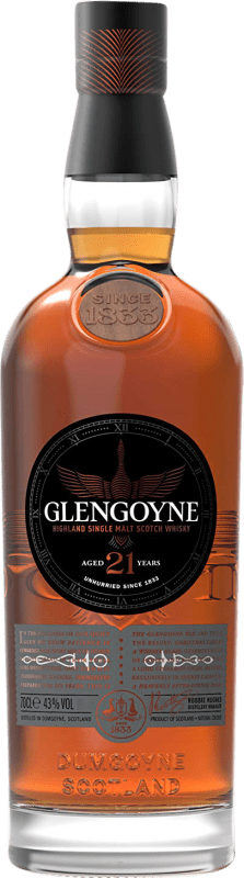 153,95 € Free Shipping | Whisky Single Malt Glengoyne United Kingdom 21 Years Bottle 70 cl