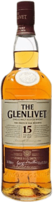 59,95 € Envio grátis | Whisky Single Malt Glenlivet Reino Unido 15 Anos Garrafa 1 L