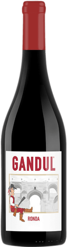 10,95 € Free Shipping | Red Wine Málaga Virgen Gandul Ronda D.O. Sierras de Málaga Andalusia Spain Tempranillo, Syrah — Shiraz, Cabernet Sauvignon, Petit Verdot Bottle 75 cl