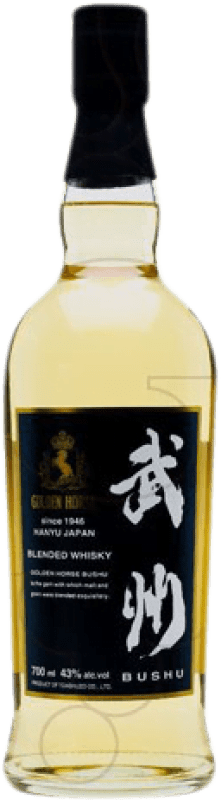 73,95 € Kostenloser Versand | Whiskey Single Malt Golden Horse. Bushu Japan Flasche 70 cl