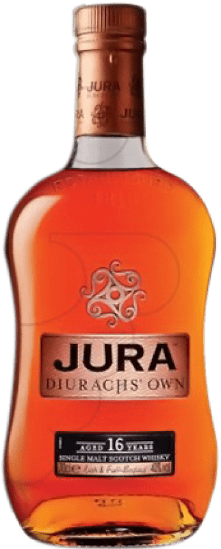 53,95 € 送料無料 | ウイスキーシングルモルト Isle of Jura Diurachs' Own イギリス 16 年 ボトル 1 L