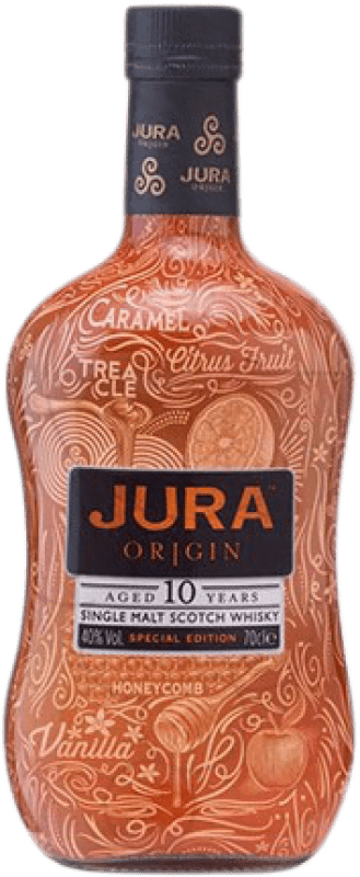 25,95 € Envio grátis | Whisky Single Malt Isle of Jura Origin Tattoo Special Edition Reino Unido 10 Anos Garrafa 70 cl