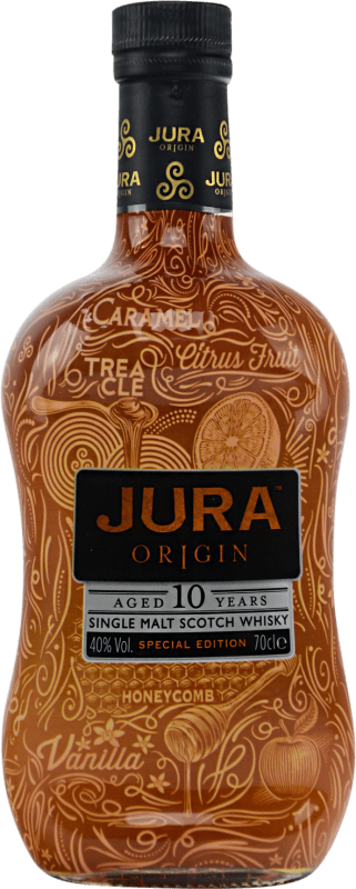 26,95 € Envío gratis | Whisky Single Malt Isle of Jura Origin Tattoo Edición Limitada Reino Unido 10 Años 70 cl