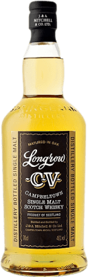 38,95 € Kostenloser Versand | Single Malt Whisky Longrow CV Großbritannien 70 cl