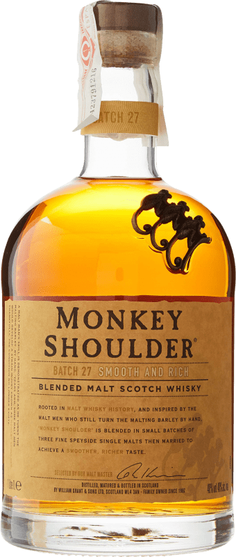 43,95 € Envoi gratuit | Whisky Single Malt Grant & Sons Monkey Shoulder Royaume-Uni 1 L