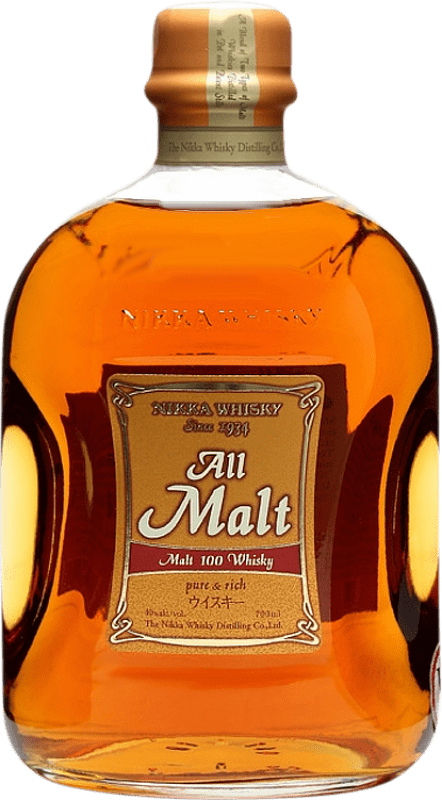 103,95 € Envio grátis | Whisky Single Malt Nikka All Malt Japão Garrafa 70 cl