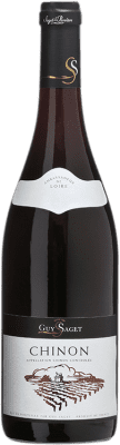 11,95 € Envío gratis | Vino Tinto Saget La Perrière Guy Saget A.O.C. Chinon Loire Francia Cabernet Franc 75 cl