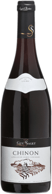 11,95 € Envío gratis | Vino tinto Saget La Perrière Guy Saget A.O.C. Chinon Loire Francia Cabernet Franc Botella 75 cl