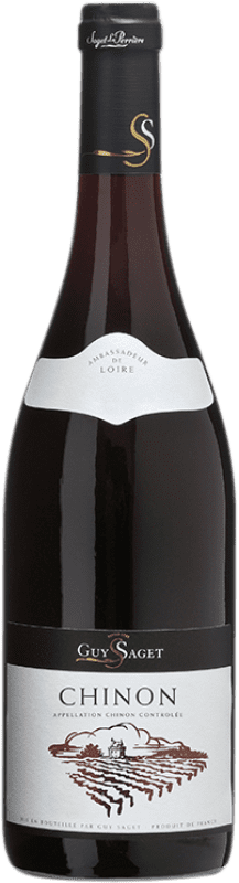 16,95 € Бесплатная доставка | Красное вино Saget La Perrière Guy Saget A.O.C. Chinon Луара Франция Cabernet Franc — Каберне Фран Бутылка 75 cl
