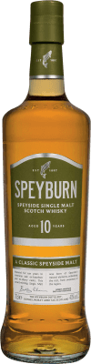 29,95 € Kostenloser Versand | Whiskey Single Malt Speyburn Großbritannien 10 Jahre Flasche 70 cl