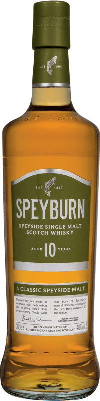 28,95 € Envoi gratuit | Single Malt Whisky Speyburn Royaume-Uni 10 Ans Bouteille 70 cl