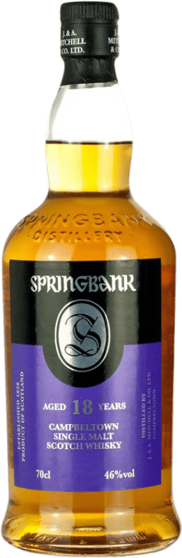 154,95 € Free Shipping | Whisky Single Malt Springbank United Kingdom 18 Years Bottle 70 cl