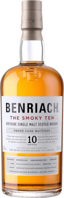 威士忌单一麦芽威士忌 The Benriach Peated Malt 10 岁 70 cl