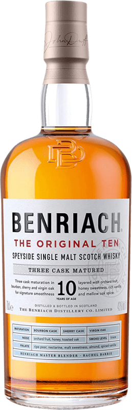 46,95 € Envoi gratuit | Whisky Single Malt The Benriach Royaume-Uni 10 Ans Bouteille 70 cl