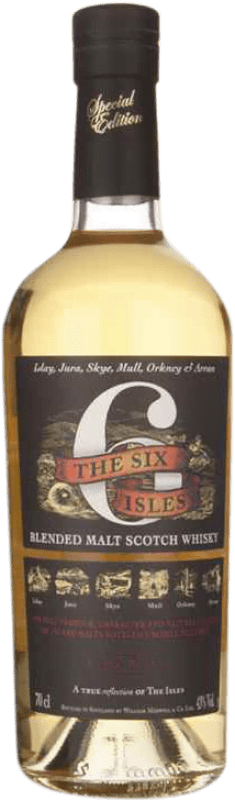 33,95 € Free Shipping | Whisky Blended The Six 6 Isles United Kingdom Bottle 70 cl