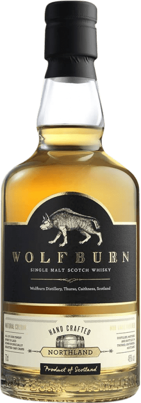 62,95 € Kostenloser Versand | Whiskey Single Malt Wolfburn Northland Großbritannien Flasche 70 cl