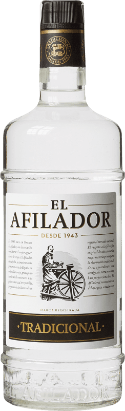 15,95 € Envío gratis | Orujo Aguardiente El Afilador España Botella 1 L