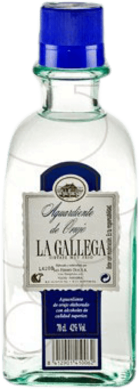 16,95 € Envío gratis | Orujo Aguardiente La Gallega España 70 cl