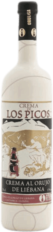 19,95 € Envío gratis | Crema de Licor Los Picos Crema de Orujo España Botella 70 cl