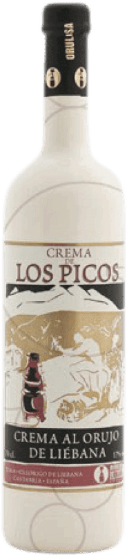 19,95 € Kostenloser Versand | Cremelikör Los Picos Orujo Spanien Flasche 70 cl