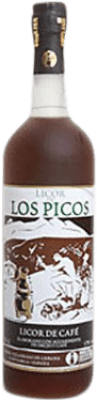 12,95 € Envio grátis | Aguardente Orujo Los Picos Licor de Café Espanha Garrafa 70 cl