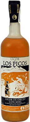 25,95 € Free Shipping | Pomace Brandy Los Picos Licor de Miel Spain Bottle 70 cl