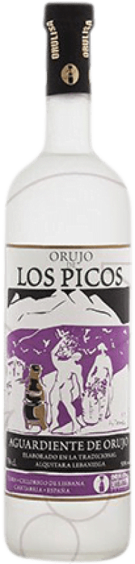 23,95 € Envío gratis | Orujo Aguardiente Los Picos España Botella 70 cl