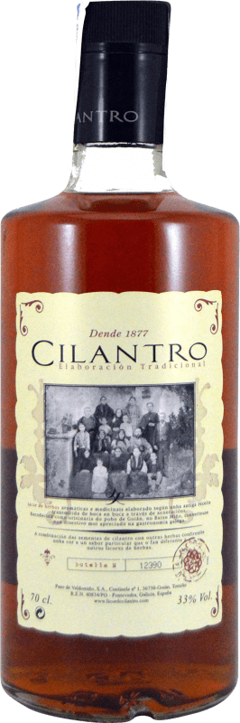 16,95 € Бесплатная доставка | Марк Pazo Valdomiño Licor de Cilantro Испания бутылка 70 cl