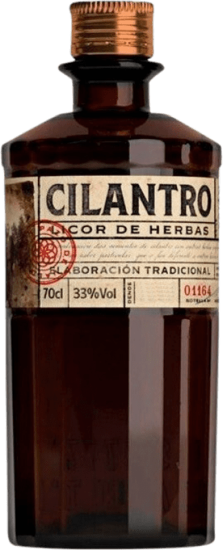 17,95 € Бесплатная доставка | Марк Pazo Valdomiño Licor de Cilantro Испания бутылка 70 cl