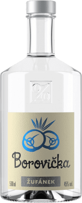 18,95 € Spedizione Gratuita | Grappa Orujo Ziegler Borovicka Slovacchia Bottiglia Medium 50 cl
