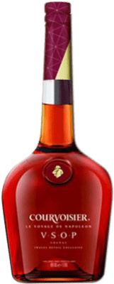 35,95 € Envio grátis | Cognac Conhaque Courvoisier Le Voyage V.S.O.P. Very Superior Old Pale França Garrafa 1 L