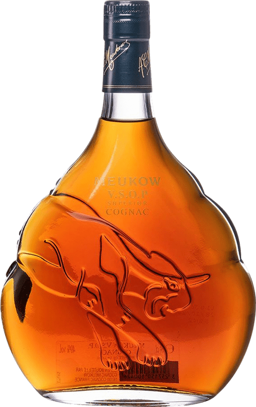 46,95 € Бесплатная доставка | Коньяк Meukow Very Superior Old Pale VSOP Франция бутылка 70 cl