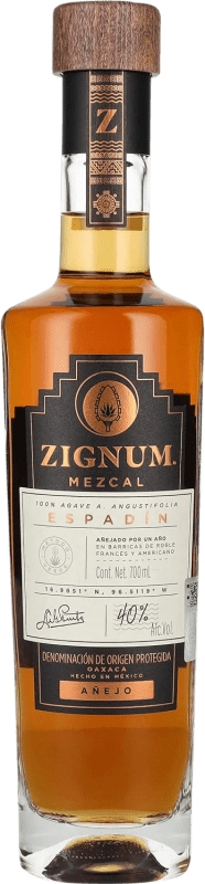 71,95 € Бесплатная доставка | Mezcal Zignum Añejo Мексика бутылка 70 cl