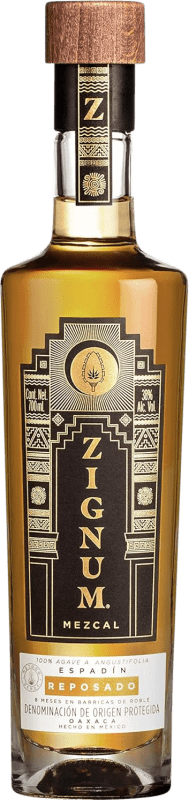 59,95 € Free Shipping | Mezcal Zignum Reposado Mexico Bottle 70 cl
