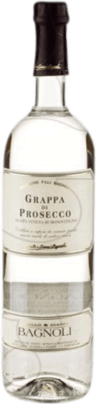 11,95 € Spedizione Gratuita | Grappa Bagnoli D.O.C. Prosecco Italia Bottiglia 70 cl