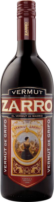 8,95 € Envío gratis | Vermut Sanviver Zarro Rojo de Grifo España Botella 1 L